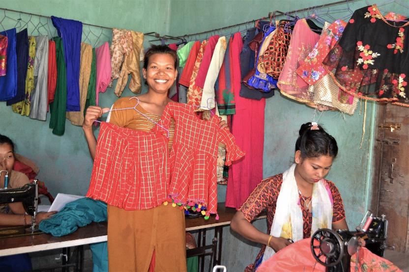 Stitching her way through life
